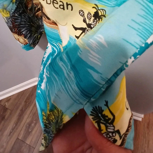 Men's XL Caribbean Short Sleeve Shirt Resortwear Tropical Vacation - Picture 4 of 7